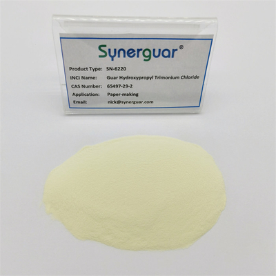 Το Basic Self Hydrating Gum Guar έχει υψηλό ιξώδες και μεσαίο βαθμό υποκατάστασης για την παραγωγή χαρτιού