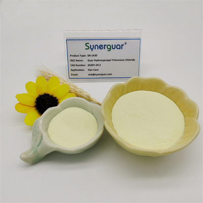Senior Guar Gum υψηλής ποιότητας έχει υψηλό ιξώδες και μεσαίο βαθμό υποκατάστασης για την περιποίηση των μαλλιών