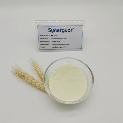 Βασικό Carboxymethyl Guar με οικονομικά αποδοτικό έχει μέση και χαμηλή ιξώδες για υγρό στερεοποιητικό παράγοντα