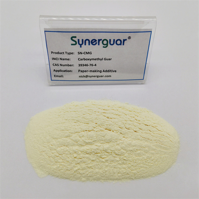 Βασικό Carboxymethyl Guar με οικονομικά αποδοτικό έχει μέση και χαμηλή ιξώδες για υγρό στερεοποιητικό παράγοντα
